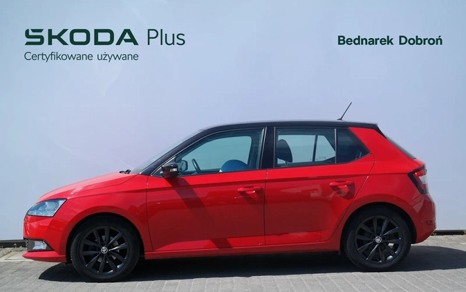 Skoda Fabia cena 57900 przebieg: 53799, rok produkcji 2019 z Krapkowice małe 407